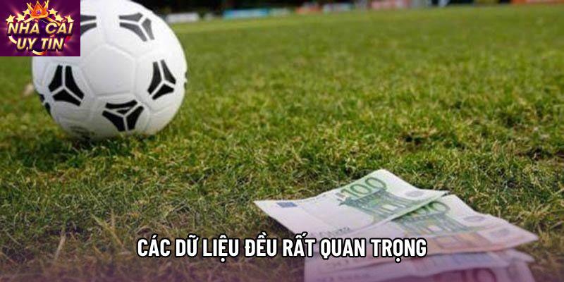 Các dữ liệu đều rất quan trọng, tác động đến khả năng thắng