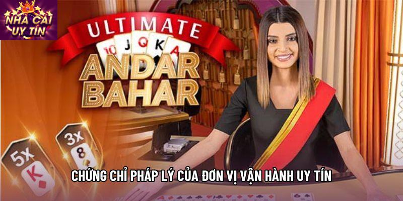 Chứng chỉ pháp lý của đơn vị vận hành uy tín Chứng chỉ pháp lý của đơn vị vận hành uy tín